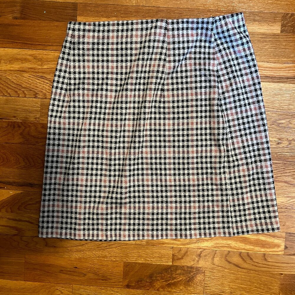 NWT Divided Plaid Mini-Skirt